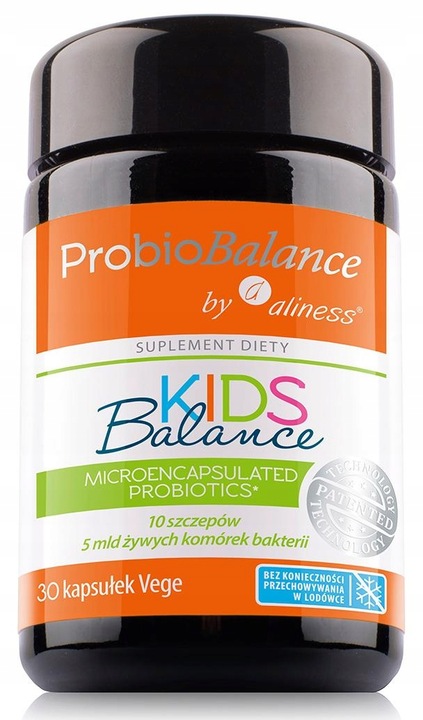 ALINESS Probiotyk DLA DZIECI 5 mld 10 szcze. 30kap