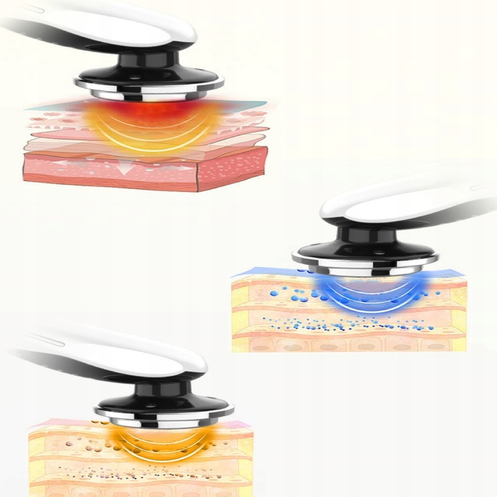 MASAŻ TWARZY MASAŻER LIFTINGUJĄCY UJĘDRNIAJĄCY 7W1 EMS MEZOTERAPIA LIFTING