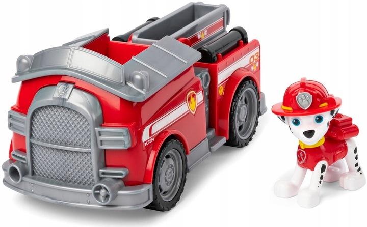 PSI PATROL MARSHALL FIGURKA + POJAZD WÓZ STRAŻACKI