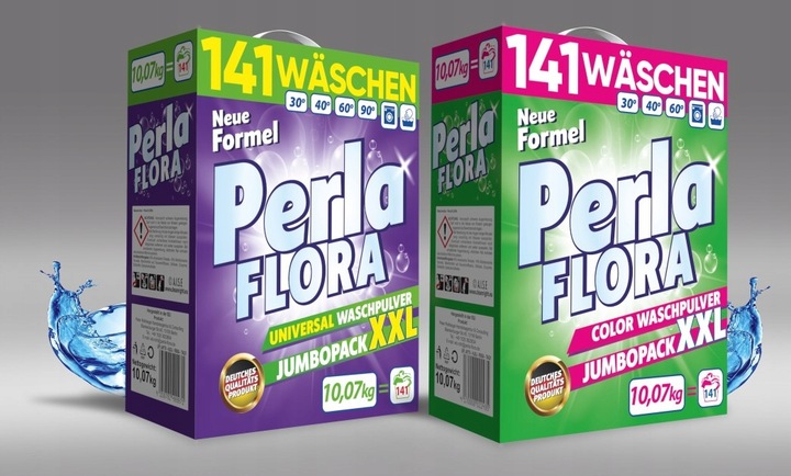 PROSZEK DO PRANIA PERLA FLORA 10,07KG PERSI FLORA UNIWERSALNY
