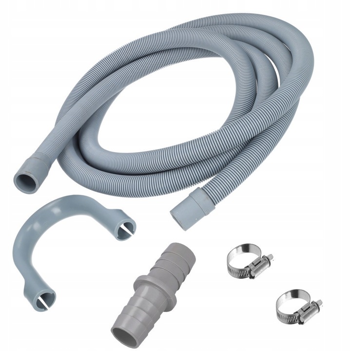 ZESTAW DO PRZEDŁUŻENIA ODPŁYWU ZMYWARKI+WĄŻ DOPŁYW