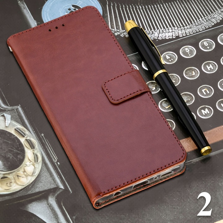 Etui do Infinix Smart 8 / Hot 40i Portfel Vintage Book Case Kolory + SZKŁO