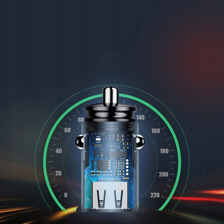 Ładowarka Samochodowa Baseus USB USBC Quick 4.0 PD