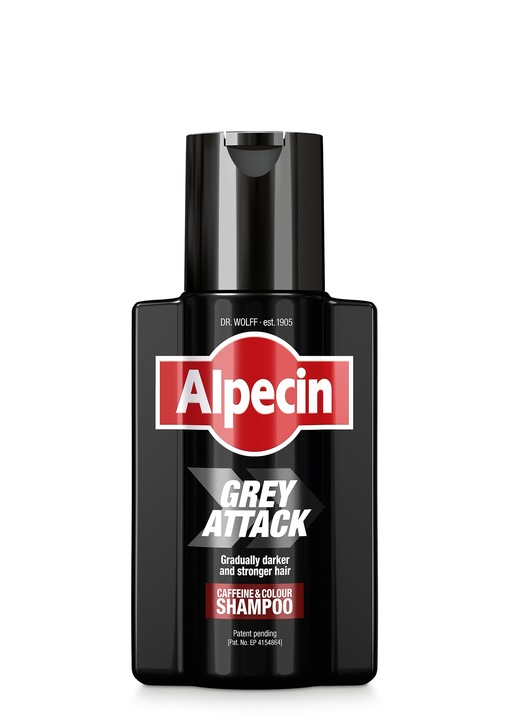 Alpecin Grey Attack Szampon Koloryzujący z Kofeiną Przeciw Siwieniu 200 ml