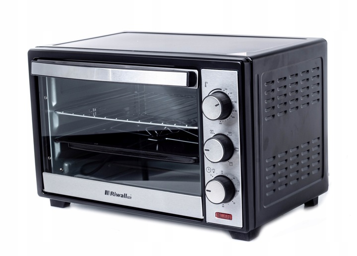 PIEKARNIK ELEKTRYCZNY RIWALL RPI-01 25L TERMOOBIEG ROŻNO GRILL