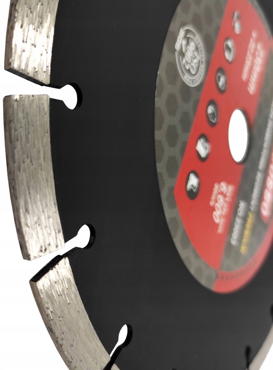 TARCZA DIAMENTOWA SEGMENTOWA 230MM DO BETONU KOSTKI CEGŁY SEGMENT PRO