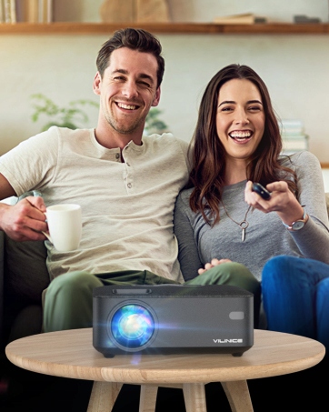 Projektor VL208 mini jest głównie używany do kina domowego