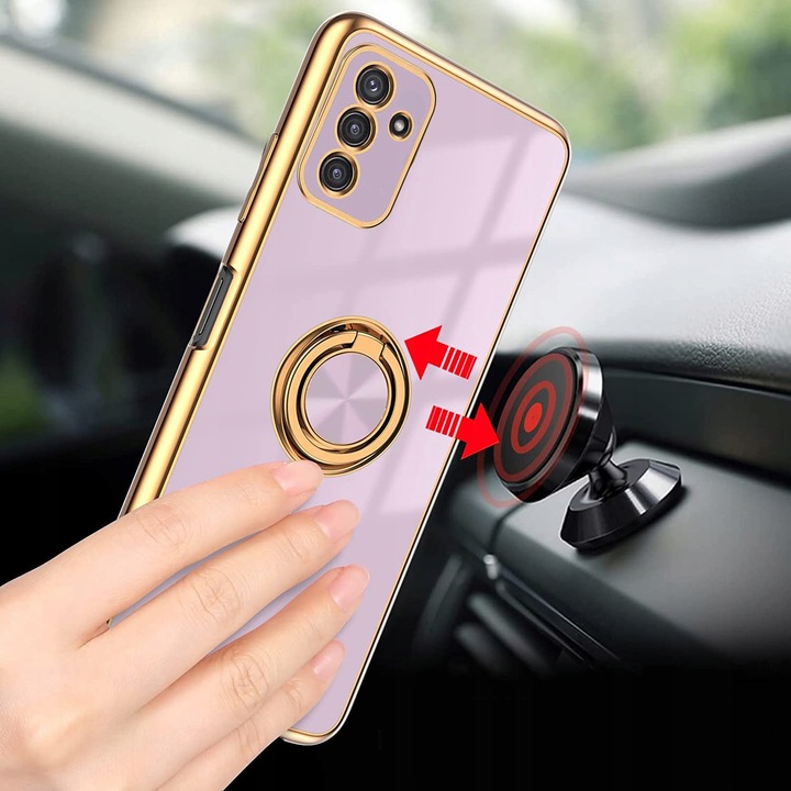 ETUI GLAMOUR FLEXI RING DO SAMSUNG S24 +SZKŁO