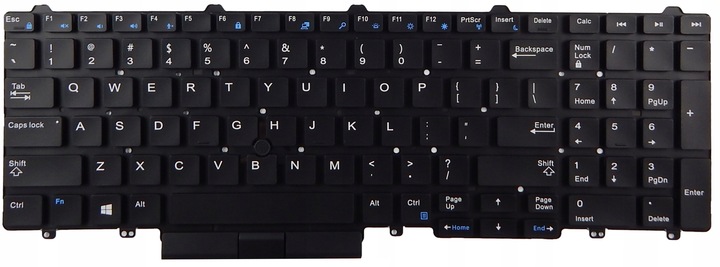 Klawiatura do laptopa Dell E5550 E5570 E5580 E5590 E5591 M7510 M7710 LED PL
