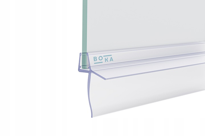 Uszczelka dolna z długim piórem Kabiny Prysznicowej 6 - 8 mm Drzwi