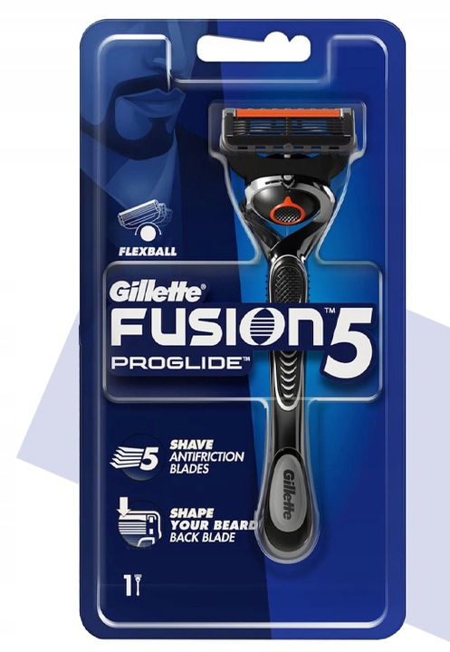 MASZYNKA DO GOLENIA GILLETTE FUSION 5 PROGLIDE FLEXBALL RĄCZKA + OSTRZE