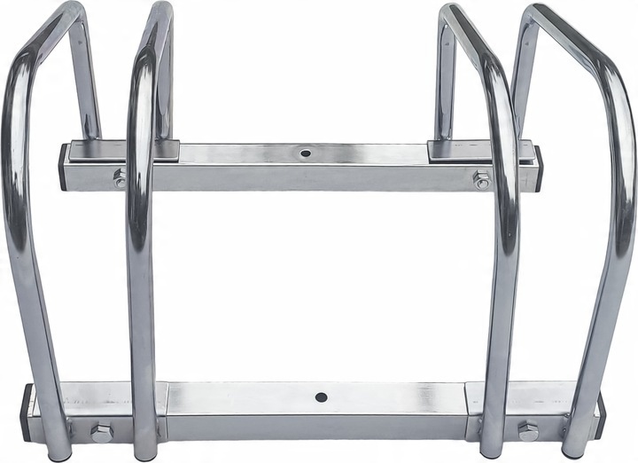 STOJAK NA 2 ROWERY PARKING ROWEROWY UCHWYT NA 2 STANOWISKA STAL NIERDZEWNA