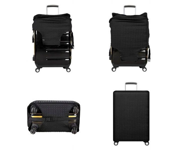 Pokrowiec Na Walizkę Podróżną Ochronny Etui Rozmiar M Bagaż 62x43x27cm