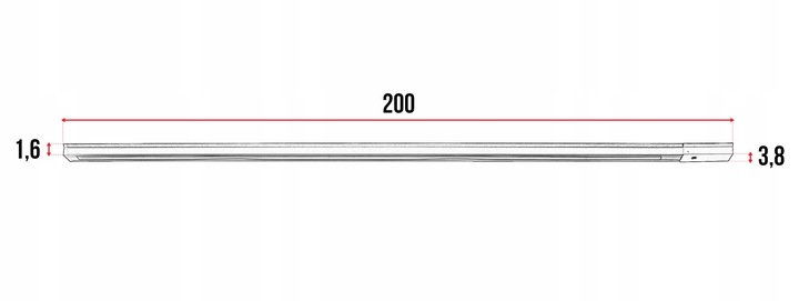 Szyna oświetleniowa LED listwa szynoprzewód 2m