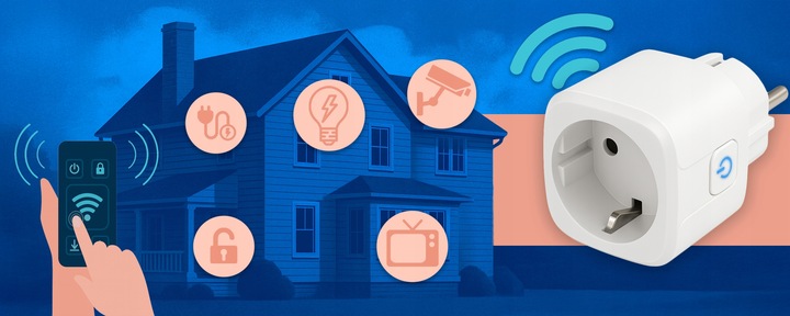 INTELIGENTNE GNIAZDKO WiFi SMART TUYA GNIAZDO WATOMIERZ PROGRAMATOR