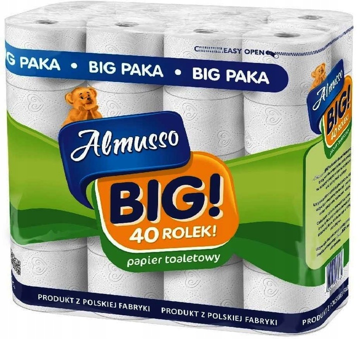 Almusso Papier Toaletowy Big 3W 40 ROLEK
