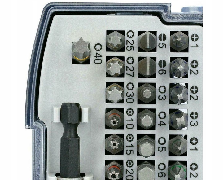 32-częściowy zestaw końcówek wkręcających BOSCH
