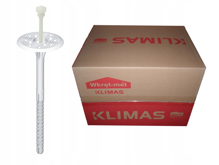 KOŁKI DO STYROPIANU DŁUGA STREFA PLASTIK 30cm 100s