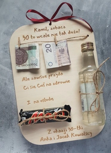 Prezent na 30 40 50 60 70 urodziny dla mężczyzny