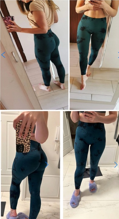 MAKSYMALNIE POWIĘKSZAJĄCE LEGGINSY PUSH UP GYM S