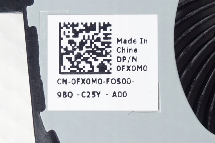 Wentylator Dell Latitude 3590 Inspiron 15 5570 5575 P75F FX0M0 FGCF7 0FX0M0