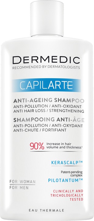 Szampon DERMEDIC CAPILARTE Anti-ageing na Wzrost włosów i Odżywienie, 300ml