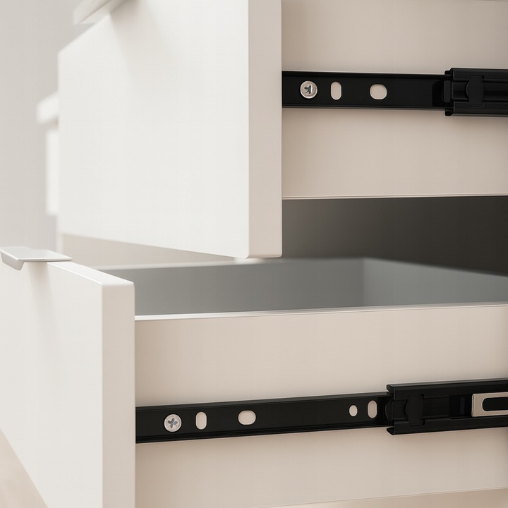 TOALETKA KOSMETYCZNA BIAŁA Z LUSTREM I OŚWIETLENIEM LED SUNNY +