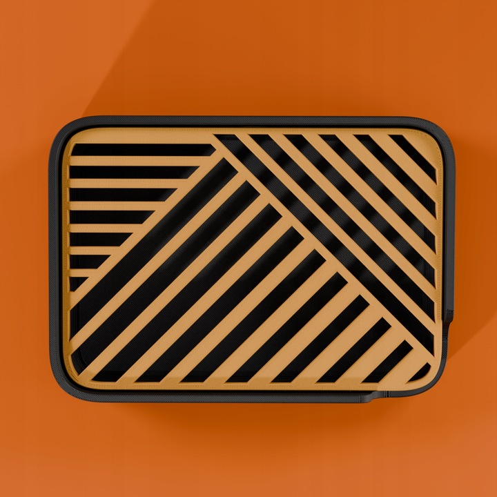 Mydelniczka wolnostojąca na blat z ociekaczem elegancka WZÓR LINES