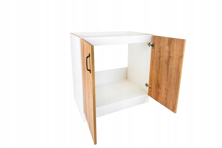 Szafka kuchenna pod zlewozmywak 80cm Lancelot Sonoma Artisan Biała