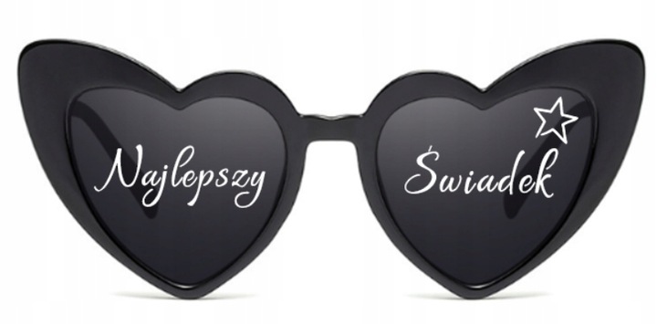 Pudełko box czy zostaniesz ŚWIADKIEM prezent wesele czarne OKULARY GRATIS