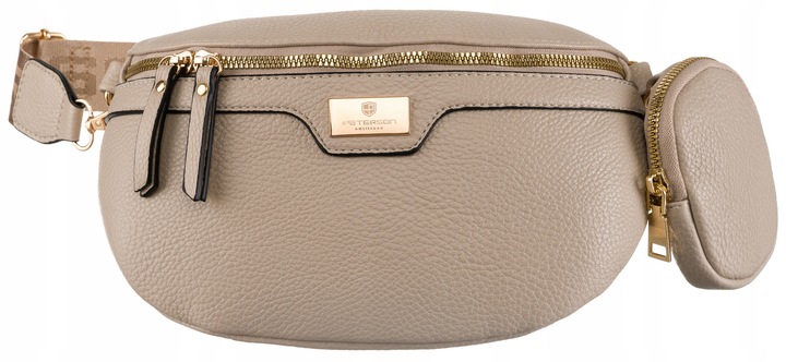 Damska saszetka pojemna nerka odpinany pasek torebka crossbody miejska