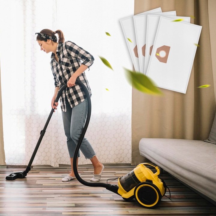 10X WORKI DO ODKURZACZA KARCHER WOREK WD 3 WD3 WD2 WD 6 SE 4001 V17 +