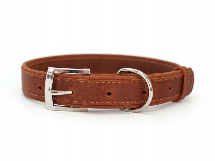 Obroża dla psa z identyfikatorem Cognac rozmiar M