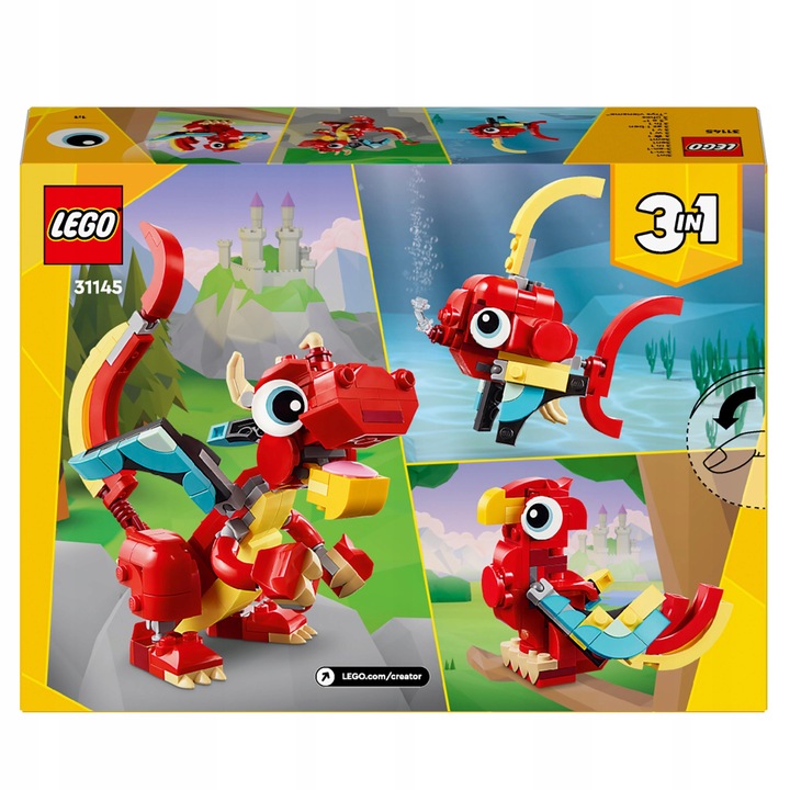 LEGO Creator Czerwony smok 31145