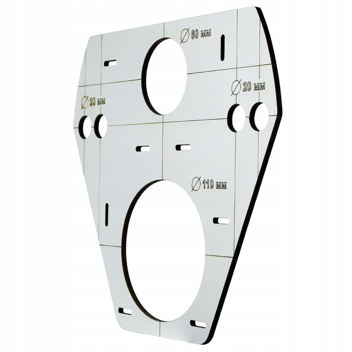 SENDI Szablon do oznaczania i wiercenia otworów w płytkach