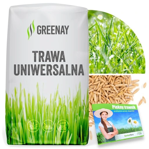 Trawa UNIWERSALNA nasiona trawy SAMOZAGĘSZCZAJĄCA odporna na DEPTANIE 5kg