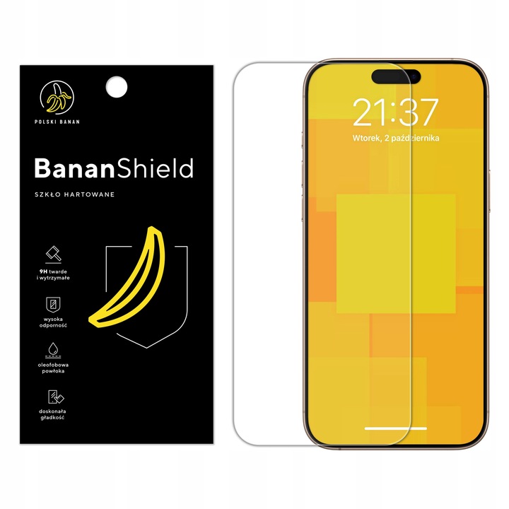Szkło hartowane 9H BananShield do Apple iPhone 16 Pro Max