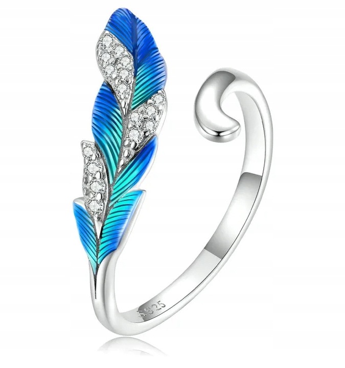 PIERŚCIONEK SREBRNY 925, PIERŚCIONEK REGULOWANY rozmiar 15,16,17,18,19,20