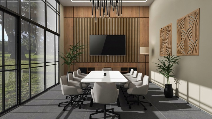 Lamele ścienne 275 x 45 cm - na czarnym filcu Dąb Santa, Champagne i inne