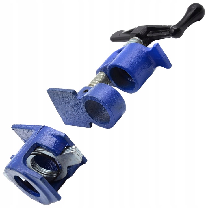 2X ŚCISK STOLARSKI RUROWY BEZKOŃCOWY NA RURE 3/4" ZACISK