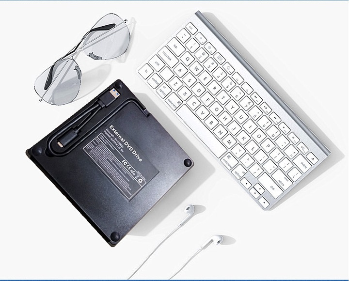 Zewnętrzny Napęd Odtwarzacz DVD CD USB-C 3.0 Nagrywarka do Laptopa Komputer