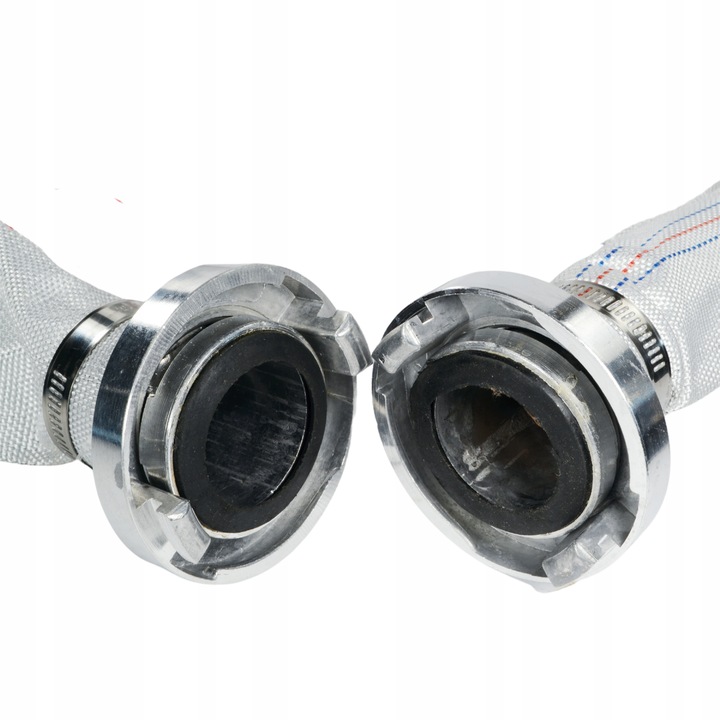 WĄŻ STRAŻACKI PARCIANY DO WODY SZAMBA 2 CALE 20M Z SZYBKOZŁĄCZAMI DO POMPY