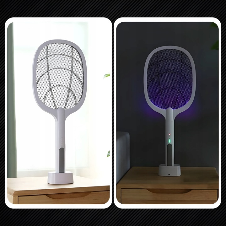 ELEKTRYCZNA ŁAPKA NA MUCHY PACKA NA OWADY KOMARY RAŻĄCA PRĄDEM