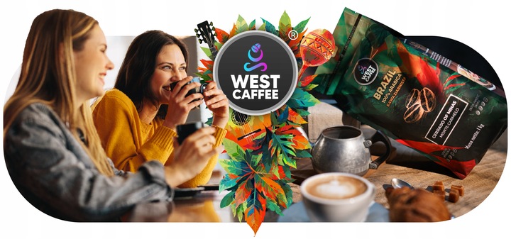 Kawa ziarnista Brazylia 1kg Świeżo Palona - 100% Arabica - Monte Carmelo