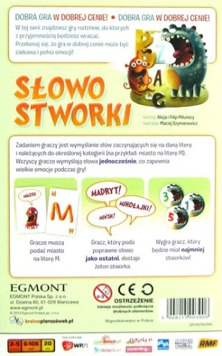Egmont Gra planszowa Słowostworki