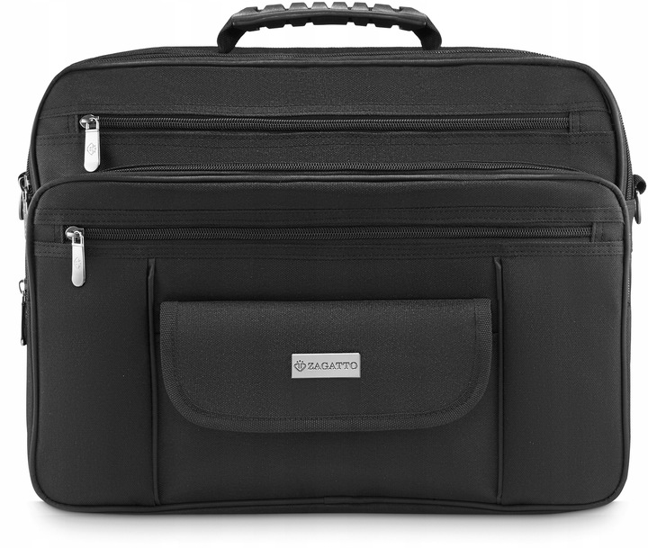 Torba męska na ramię do pracy listonoszka mocna pojemna na laptopa ZAGATTO