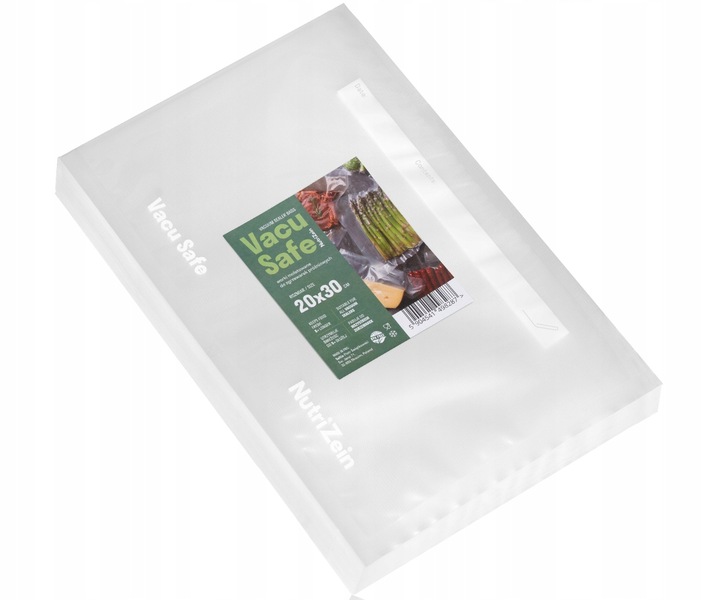 Worki woreczki moletowane folia do zgrzewarki 20x30cm 100 sztuk NutriZein