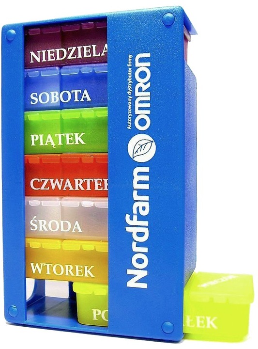 POJEMNIK KASETKA PUDEŁKO NA LEKI TABLETKI 7dni x 3