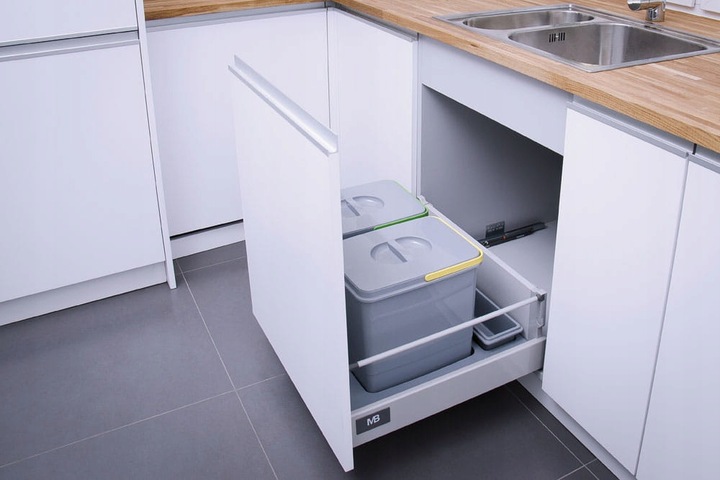 Kosz Segregator na śmieci MULTINO 60 2x15 L - 2 pojemniki