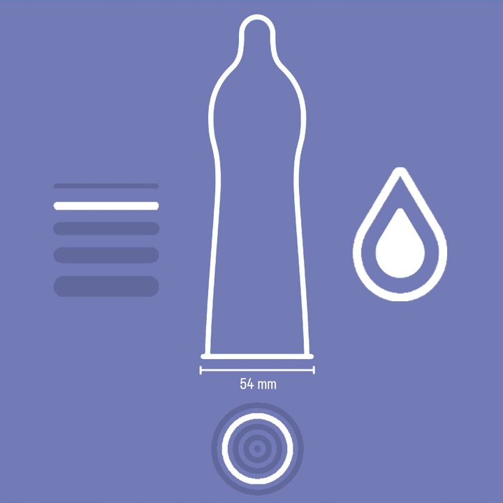 PREZERWATYWY DUREX INVISIBLE NAWILŻANE 24 SZTUKI